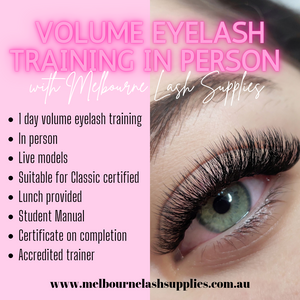 IN PERSON Volume Eyelash Training 1 day