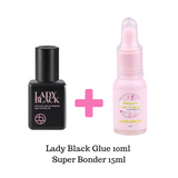 Lady black glue 10ml & Super bonder 15ml Duo