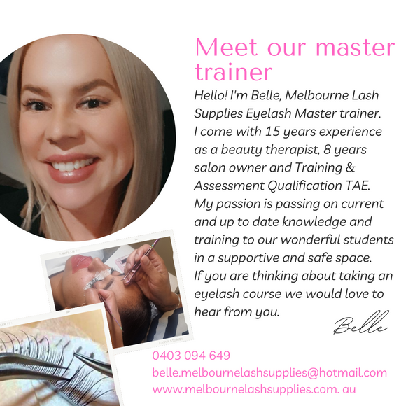 Mentoring Session for Eyelash Extensions - In person