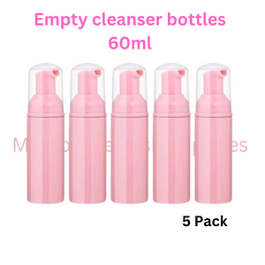 Cleanser Bottles Empty 60ml - Pink