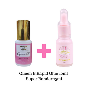 Queen B rapid dry glue 10ml & Super bonder 15ml Duo PREORDER
