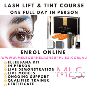 PRIVATE 1:1 IN PERSON Lash Lift & Tint Course with Elleebana Kit