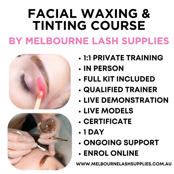 IN PERSON Facial Waxing & Tinting Course with kit