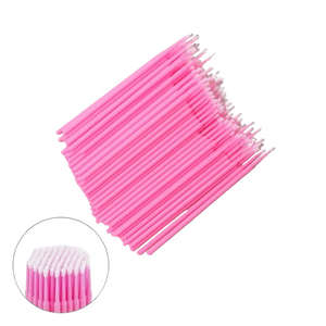 Micro Brushes 100 Pack -Hot Pink