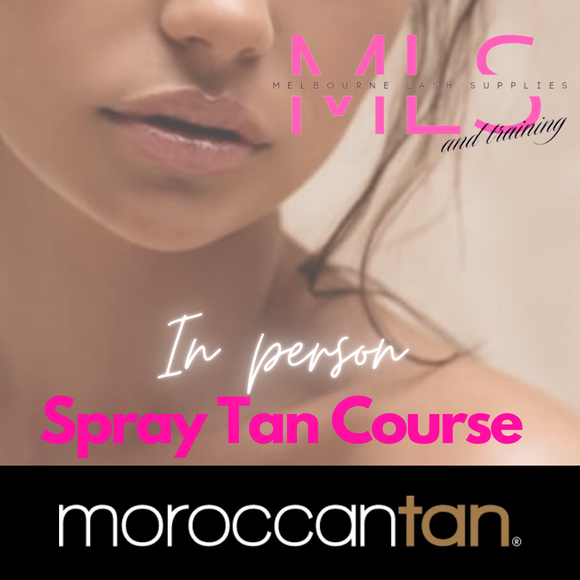 IN PERSON Spray Tanning Course We come to you!