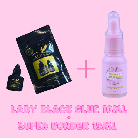 MLS Super bonder & Lady black adhesive 10ml Duo