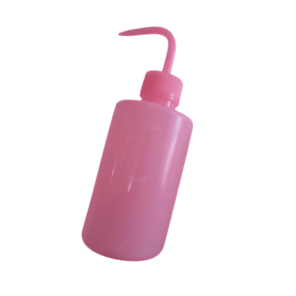 Lash Rinse Bottle 250ml Pink & Clear