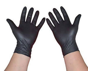 Gloves Nitrile Black -Salon Smart